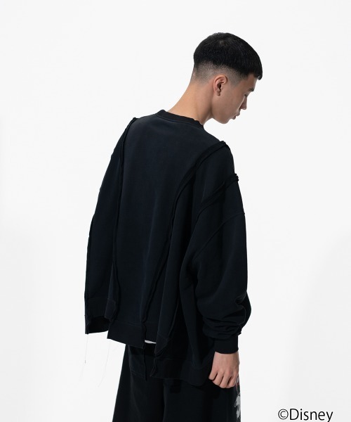 DISCOVERED トレーナー スウェット 「 Mickey 」 Wide Sweat メンズ 