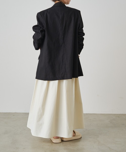 Omekashi（オメカシ） ワンピース ハーフスリーブドッキングフレア