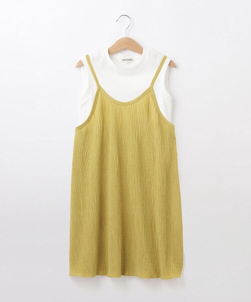 SHOO・LA・RUE ワンピース 「110-140cm/2点セット」カット楊柳