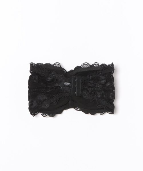 ABBEY MARKET チューブトップ ベアトップ 総レース ブラトップ