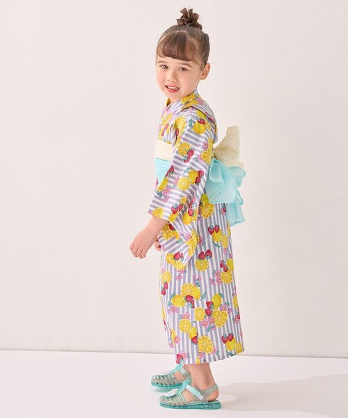 NAKO　any Fam 120-130cm　3点セット any FAM 浴衣 3WAY ロング丈 セット キッズ 子供 女の子