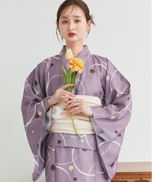 アシンメトリー　前後2way浴衣ワンピース 二部式浴衣 フローロ Floro 和装 浴衣 セット ワンピース