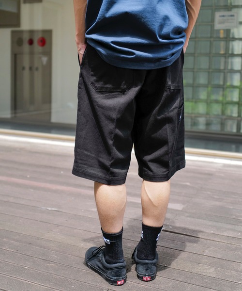 THRASHER パンツ EASY HALF PANTS/スラッシャーワイドバギー