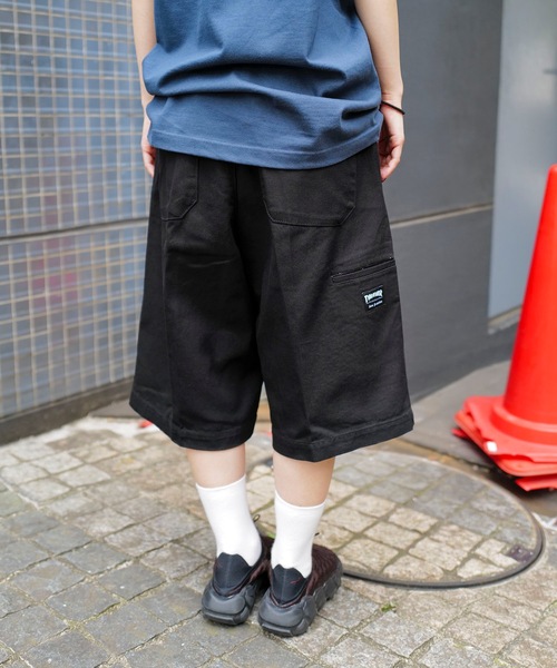 supreme スラッシャー ハーフパンツ M グレー シュプリーム xスラッシャー Thrasher ☆マルチロゴハーフパンツ