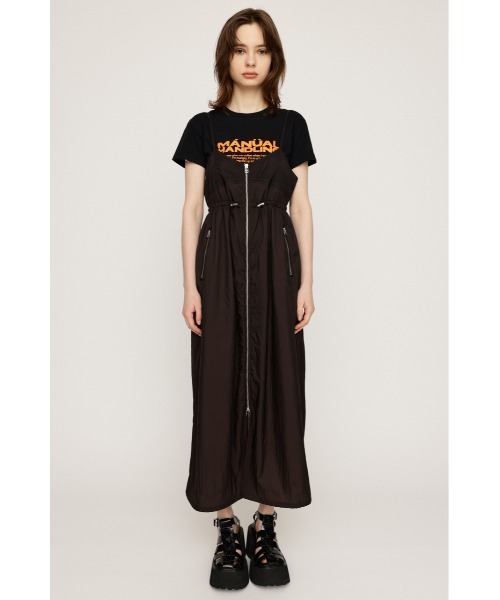 SLY（スライ） ワンピース SHEER CAMI ZIP L/DRESS シアー キャミ