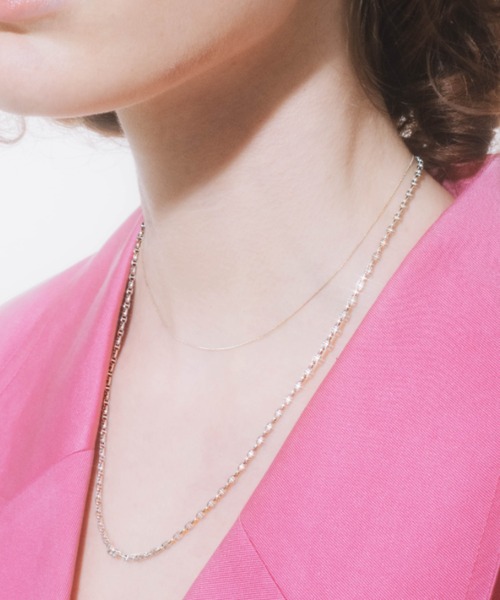 les bonbon/sally chain necklace WG新品 les bonbon】sally chain necklace WG サリーチェーンネックレス