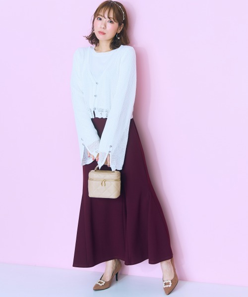 大きいサイズ レディース トップス  ハートボタンカーディガン marun 大きいサイズ＞ハートボタンカーディガン marun 通販【ニッセン】