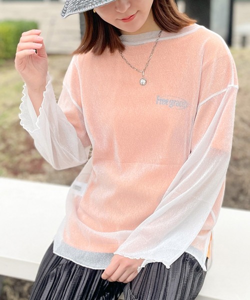 tシャツ ラメシアートップス レディース : ZOZOTOWN Yahoo!店