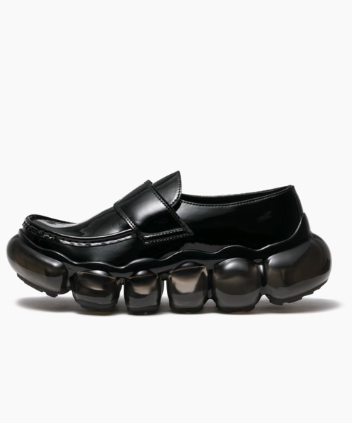 ローファー grounds / グラウンズ/別注 JEWELRY LOAFER BLACK 