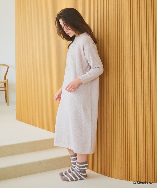 ルシアンペラフィネ♡ふわふわ モコモコ ワンピース miffy/ミッフィー】もこもこルームウェアワンピース chara