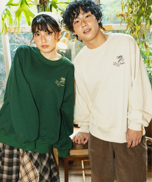 DOUBLE NAME ダブルネーム きょうりゅうずかん 恐竜 Tシャツ DOUBLE NAME（ダブルネーム） tシャツ みんなのきょうりゅうずかん