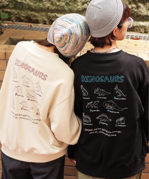 DOUBLE NAME（ダブルネーム） tシャツ みんなのきょうりゅうずかん