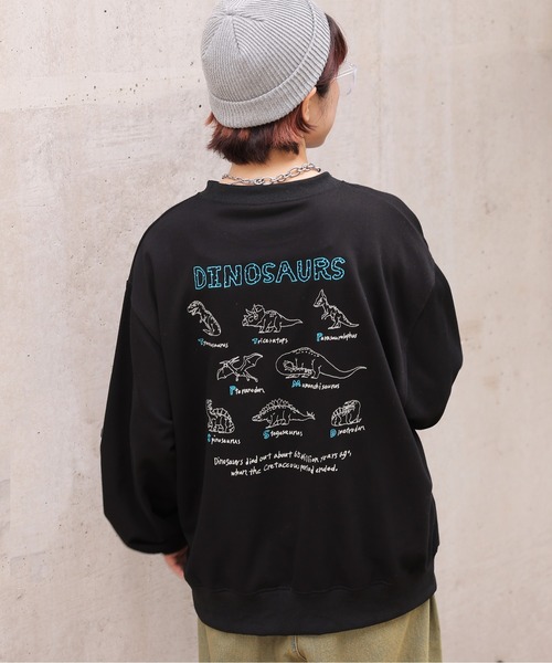 DOUBLE NAME ダブルネーム きょうりゅうずかん 恐竜 Tシャツ DOUBLE NAME（ダブルネーム） tシャツ みんなのきょうりゅうずかん