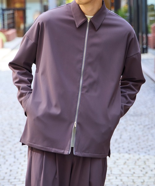 ATTACHMENT シャツ STUDIOUS別注 OVERSIZED L/S SHIRT/洗濯機