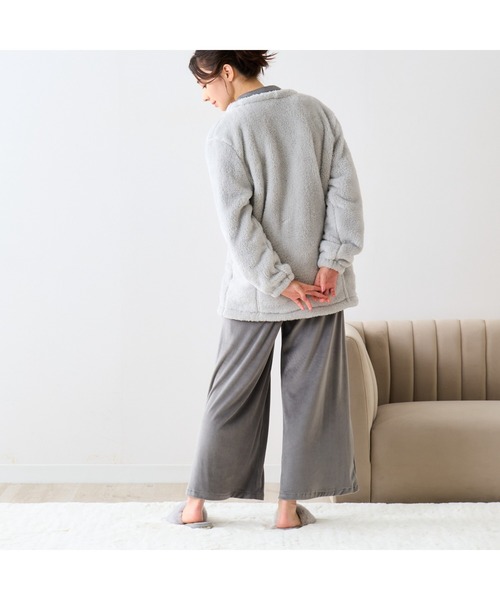 Francfranc パジャマ ルームウェア ウォームフリース