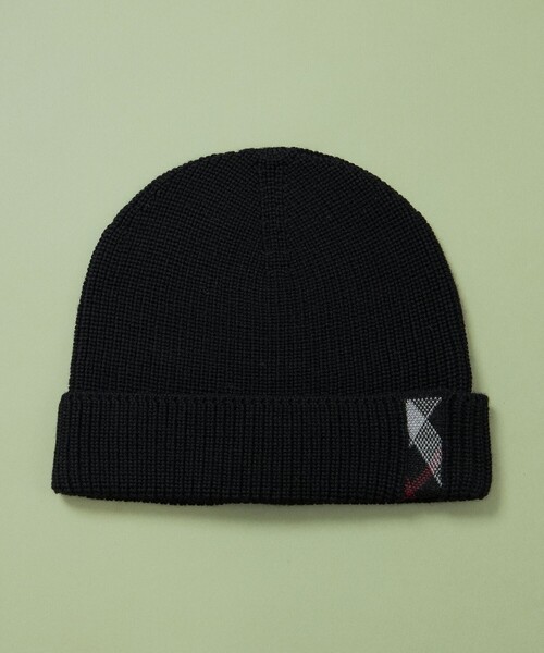 [タグ付き未使用品]BURBERRY BLACK LABEL メンズニット帽 BURBERRY BLACK LABEL(バーバリーブラックレーベル) / タグ付き