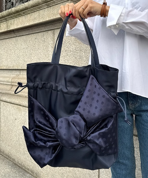 ショルダーバッグ バッグ JENNEリボントートバッグ レディース
