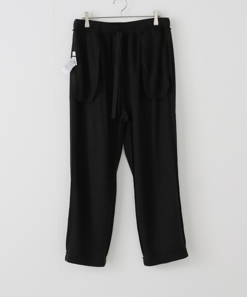 ジャーナルスタンダード　ラップジャージパンツ　（ブラック） JOURNAL STANDARD LUXE（ジャーナルスタンダード ラックス） パンツ