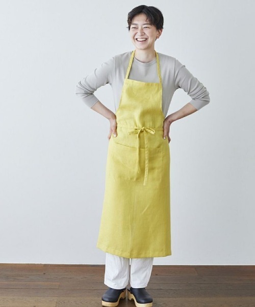 fog linen work エプロン fog（フォグ）リネンフルエプロン W92