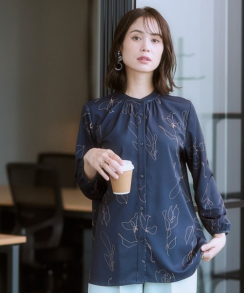 今期物、新品25SS、ドゥロワーブラウス 小さいサイズ ボリュームスリーブブラウス 低身長さん・小柄女性