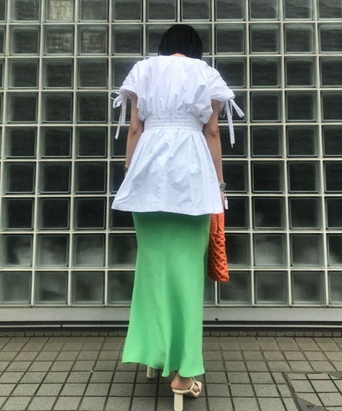 「FRAY I.D」 半袖ブラウス ONE SIZE ホワイト レディース FRAY I.D 「FRAY I.D」 半袖ブラウス ONE SIZE ホワイト