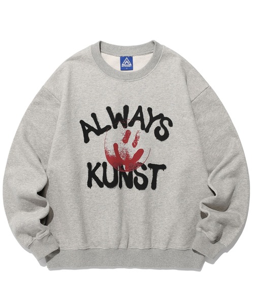 トレーナー スウェット A'GEM/9 × .kom 「ISTKUNST/イストクンスト」ALWAYS KUNST SWEATSHIRTS/オールウェ ISTKUNST トレーナー スウェット A'GEM/9 × .kom 「ISTKUNST