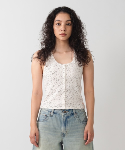 白ノースリーブ KOEISTORE チュニック レディース 春 夏 春夏 白 レース