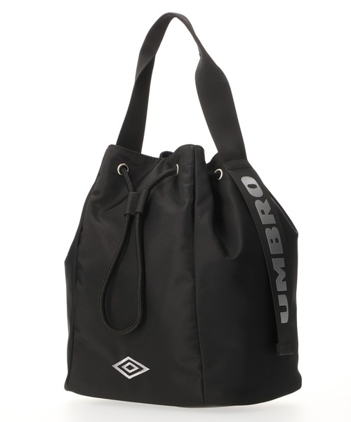 新品タグ付き　ローズバッドとUMBROのコラボバッグ！黒　ショルダーバッグ umbro ショルダーバッグ バッグ (UMBRO×ROSEBUD)DRAWSTRING BAG