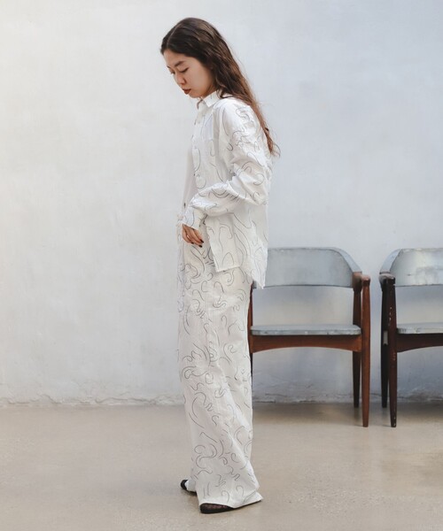 トップス mahisoo B：MING by BEAMS ブラウス シャツ ambiance / Embroidery Shirt