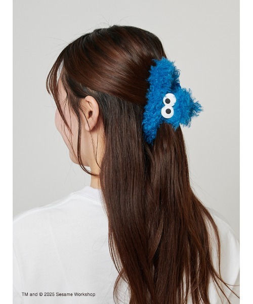 SESAME STREET（セサミストリート） ヘアクリップ ファーヘアクリップ