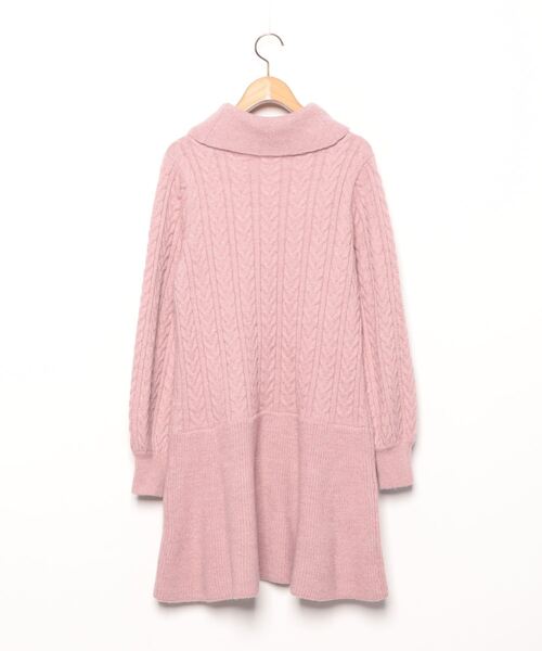 「WILLSELECTION」 ニットワンピース MEDIUM ピンク レディース_画像2