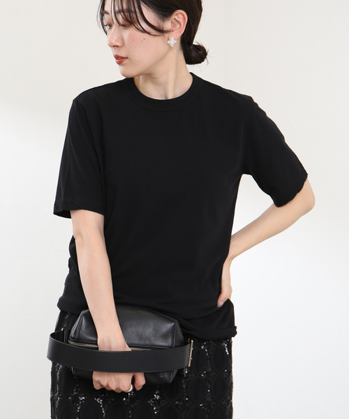 IENA｜ATON/エイトン 別注 FRESCA SINGLE JERSEY Tシャツ