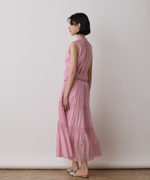 GRACE CONTINENTAL ワンピース ティアードマキシカフタン