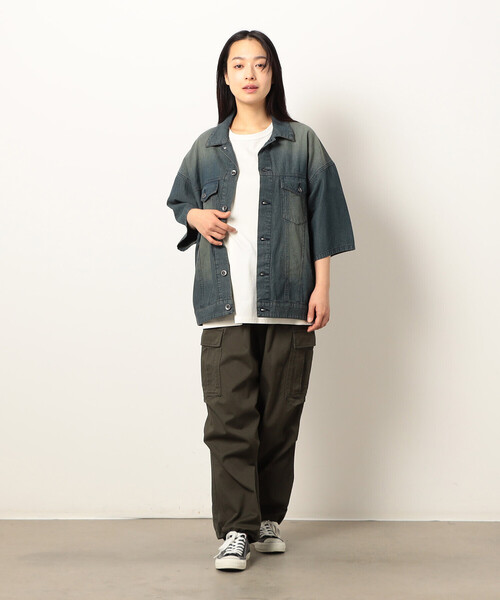 【美品】and yellow　アンドイエロー　デニムジャケット(4)チェーン 美品】and yellow アンドイエロー デニムジャケット(4)チェーン
