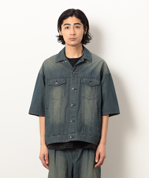 【美品】and yellow　アンドイエロー　デニムジャケット(4)チェーン and yellow(アンドイエロー)-