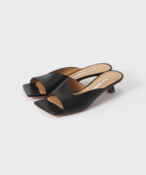 PELLICO ミュール PELLICO ミュール 3.5cm BLACK | AMAN ONLINE STORE アマン