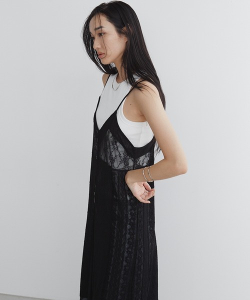 Aunt Marie's（アントマリーズ） ワンピース レースパッチワークキャミ