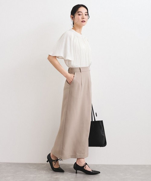 【美品】Plage ロングスカート　洗える 36 ML 1回の着用 Plage - plage bare drape スカート 36サイズの通販 by さ's