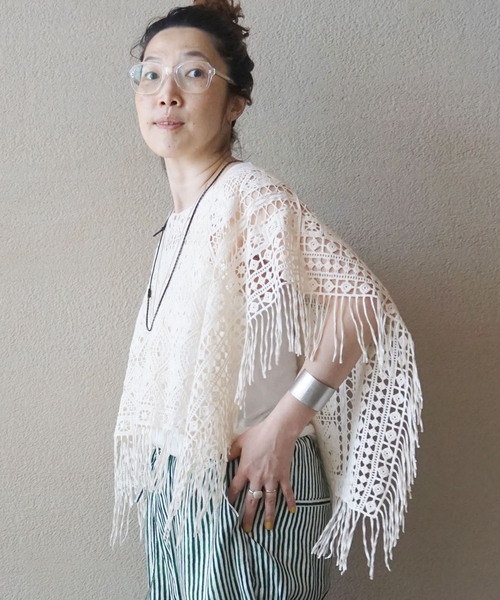 JOURNAL STANDARD LUXE ブラウス シャツ レースフリンジ