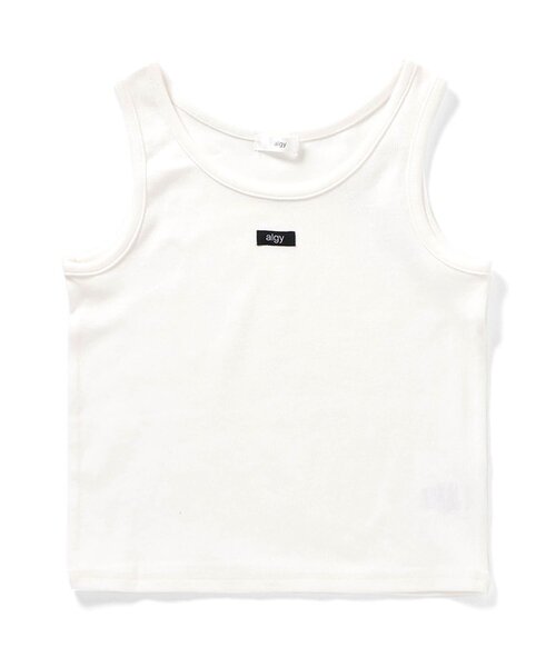algy タンクトップ 肌着 algyネームリブタンク キッズ 子供服