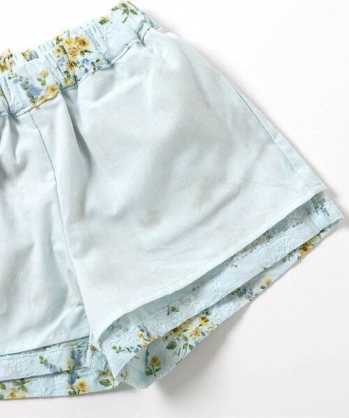 apres les cours パンツ 「リンク」レースフラワーショート
