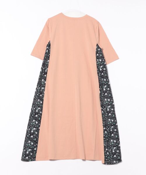 スカラー　152632：宇宙ネコとスカラーちゃん 小花柄切替ワンピース 152632：宇宙ネコとスカラーちゃん 小花柄切替ワンピースの通販
