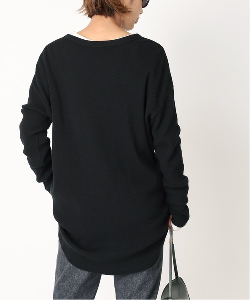 「Deuxieme Classe」 長袖カットソー FREE ベージュ系その他 レディース Deuxieme Classe 「Deuxieme Classe」 長袖カットソー