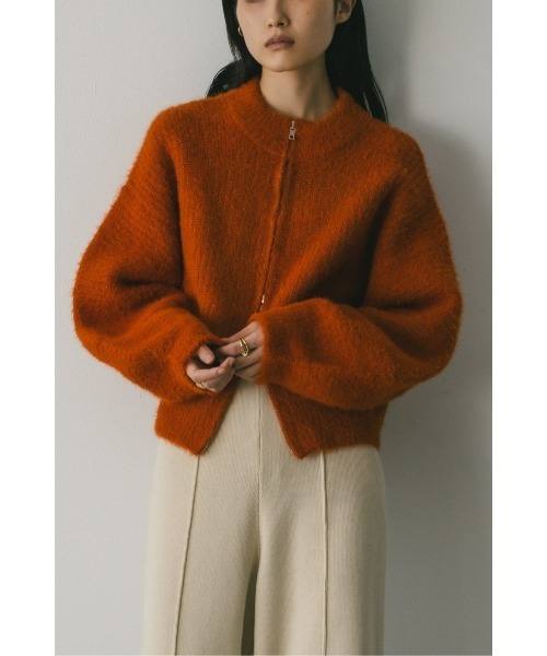 STYLEMIXER（スタイルミキサー） ニットカーディガン FREE オレンジ