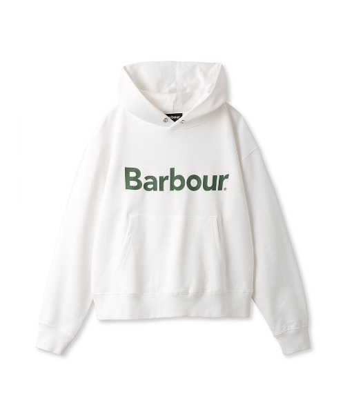 「Barbour」 プルオーバーパーカー SMALL ピンク レディース