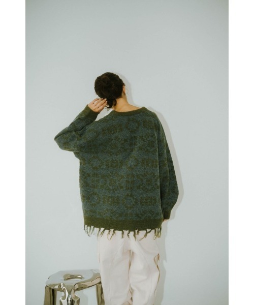 ★専用　knuth Marf vintage damage knit vintage damage knit(unisex)/3color | KNUTH MARF