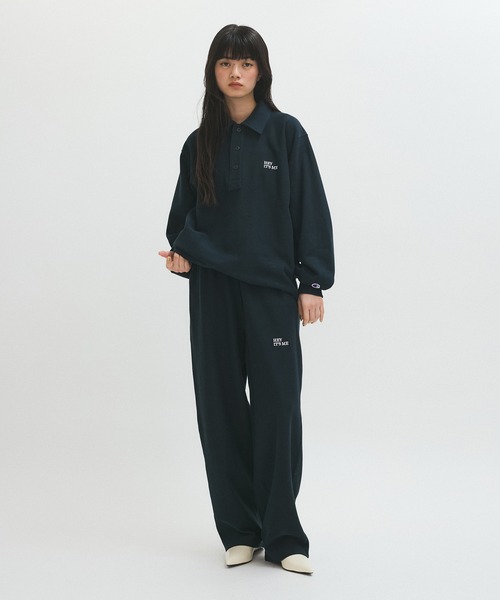 「FRAMeWORK」 「champion」スウェットカットソー FREE ネイビー レディース Champion 「Champion」 スウェットカットソー FREE ネイビー