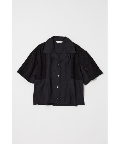 MOUSSY（マウジー） ブラウス シャツ 「セットアップ対応」LACE OPEN