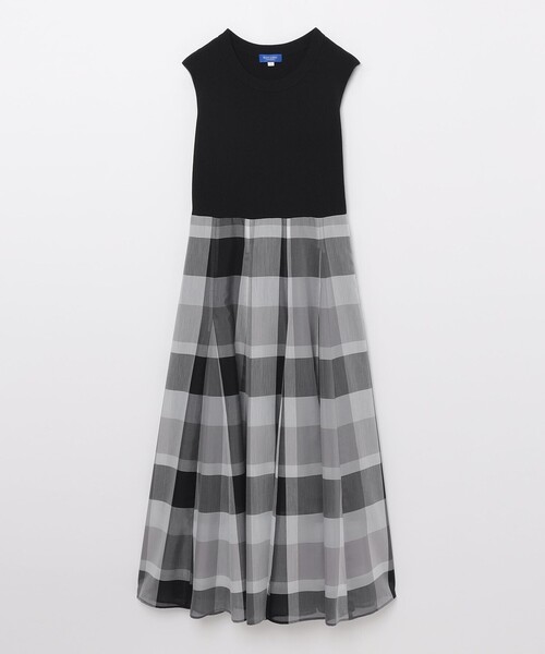 BLUE LABEL CRESTBRIDGE ワンピース 「美人百花コラボ」ニット