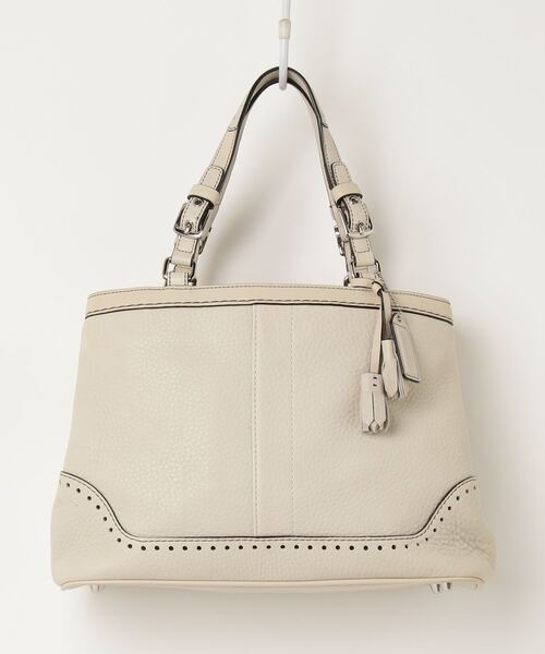 039★ COACH コーチ トートバッグ レディース ベージュ コーチ トートバッグ ベージュ 中型